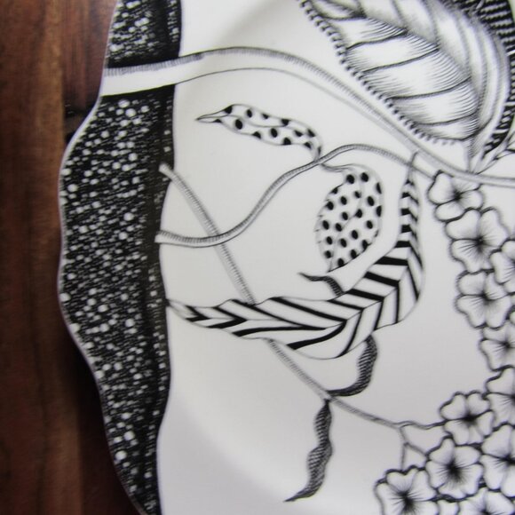 Anthropologie Florence Balducci Floral Canape Plate wild masquerade (W5021) - Picture 4 of 6